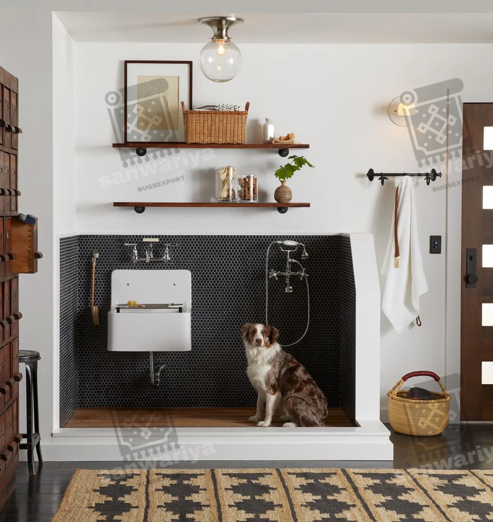 Handwoven Natural Hemp Jute Runner Rug for Entryways & Long Hall Spaces