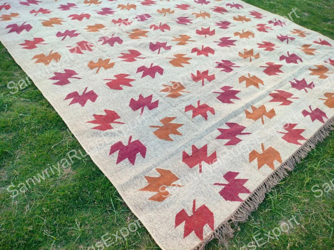 Kilim Rug Wool Jute Dhurrie