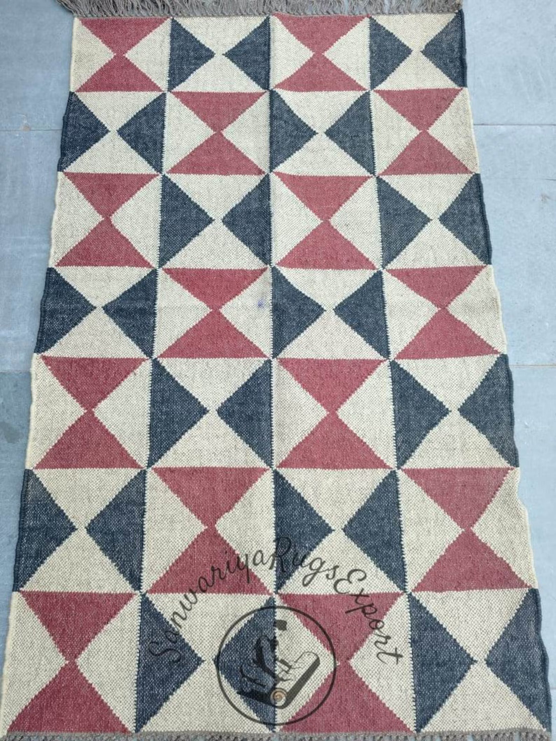 Kilim Rug Wool Jute Dhurrie