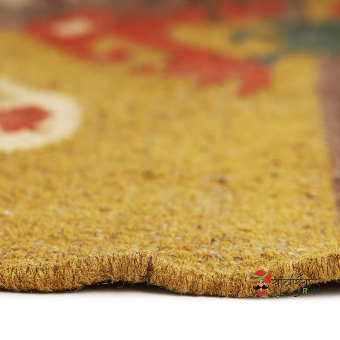 Handwoven Wool Jute Kilim Runner Rug with Traditional Oriental Geometric Motifs