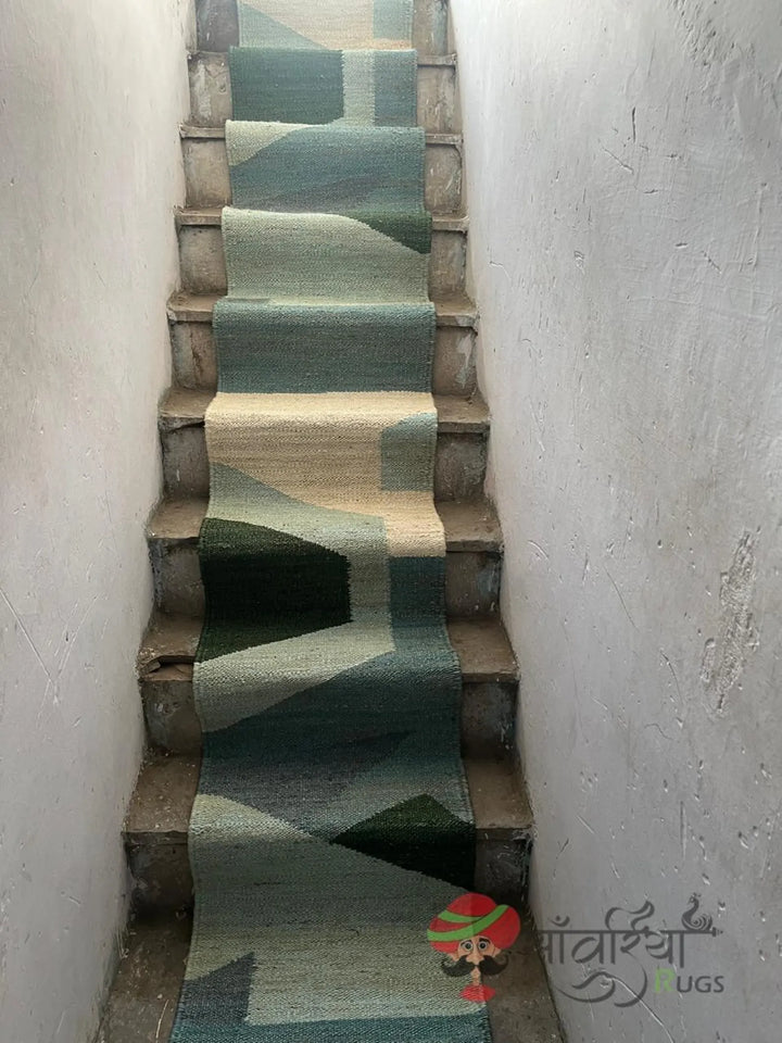Natural Jute Hemp Runner | Eco-Friendly Handwoven Stair & Hallway Rug