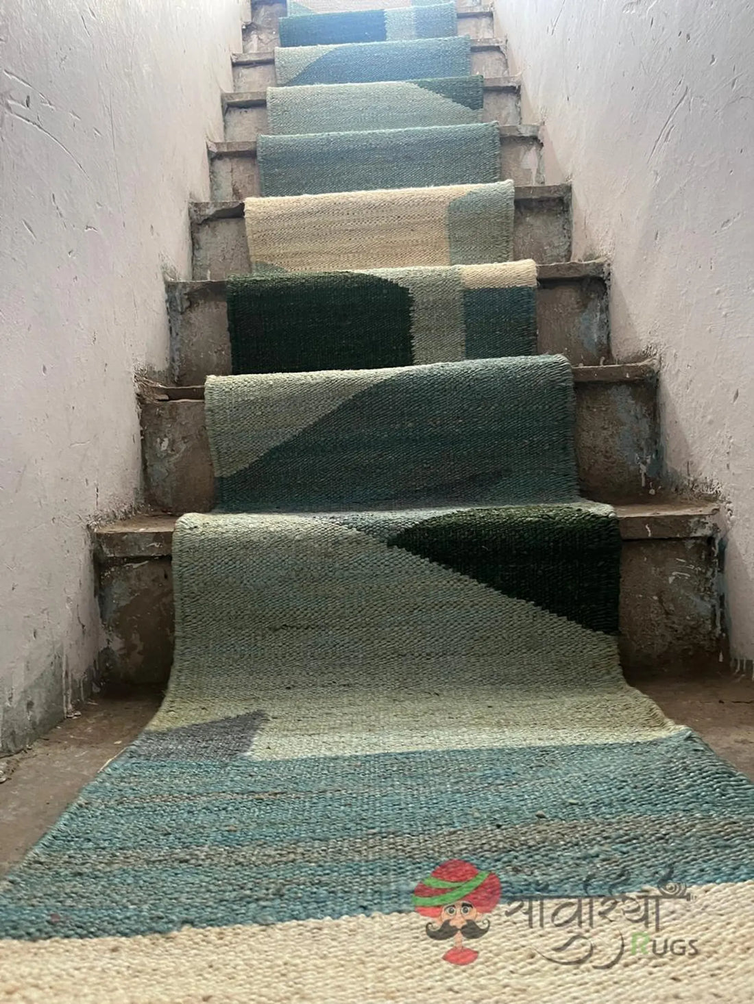 Natural Jute Hemp Runner | Eco-Friendly Handwoven Stair & Hallway Rug