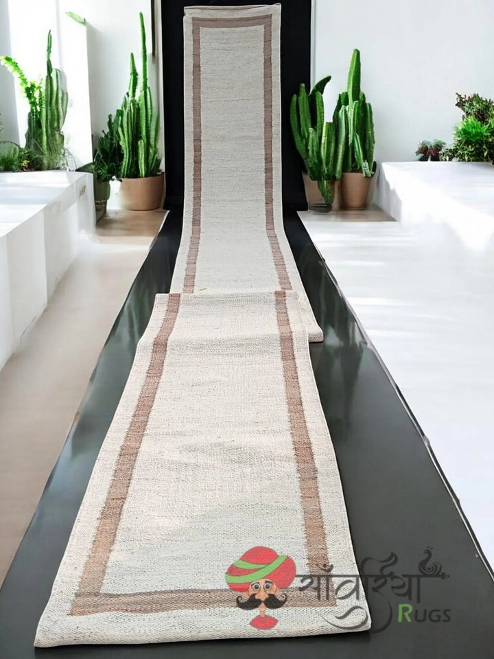 Hemp Jute Stair Runner Rug – Natural, Durable & Eco-Friendly Hallway Carpet Mat