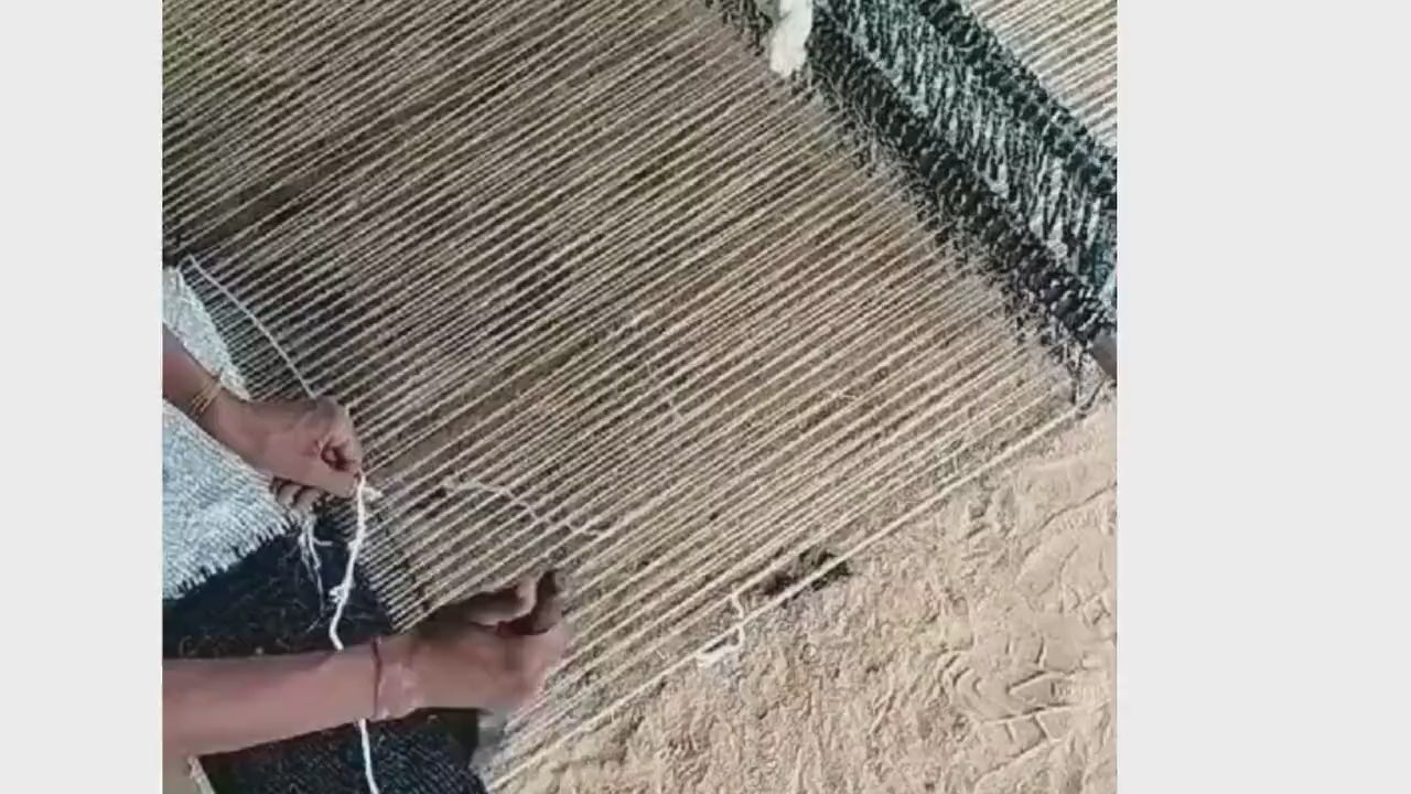 Handmade Hemp Jute Rug Runner for Bohemian Hallway Interiors