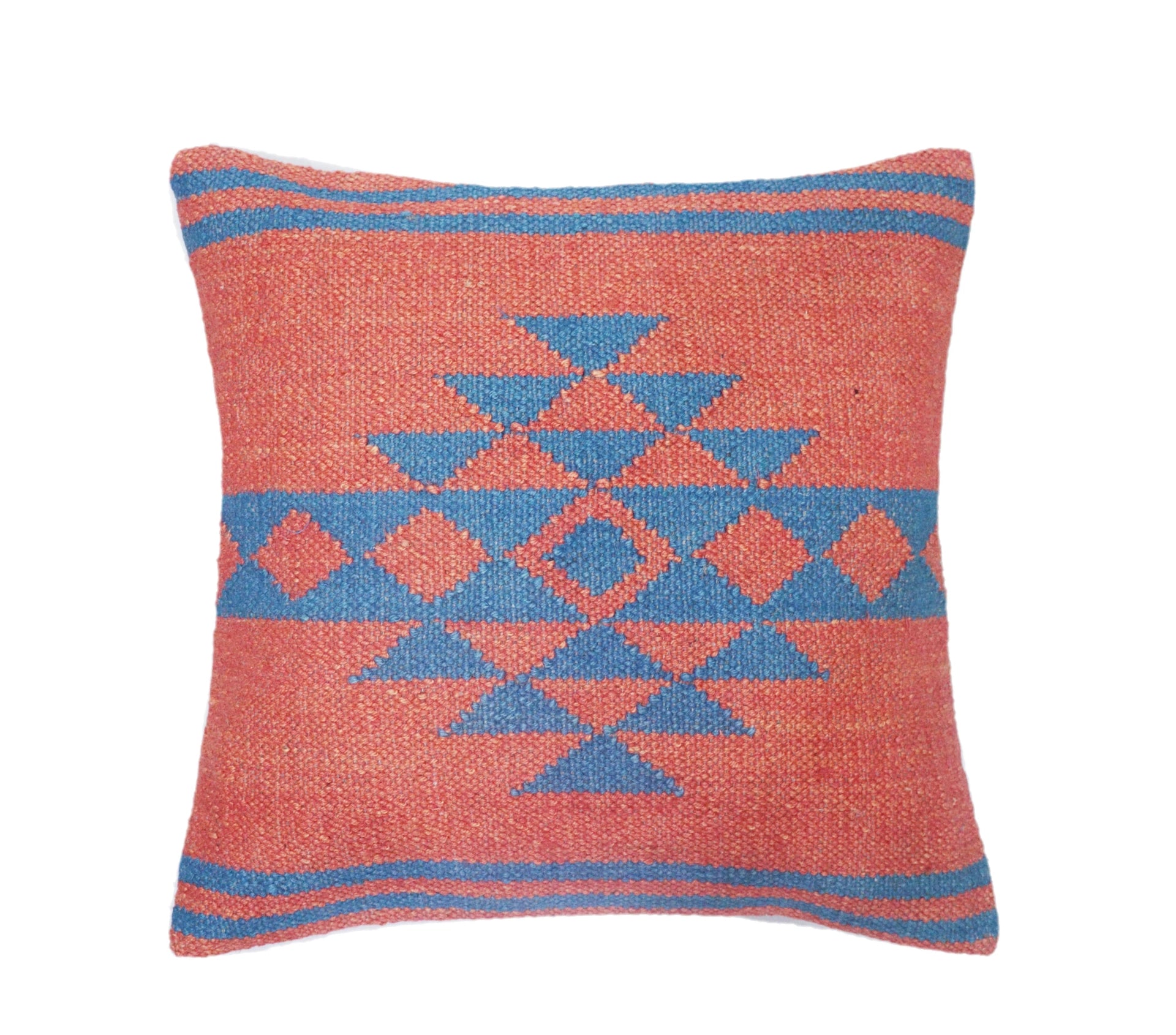 Handmade Wool Jute Kilim Pillow